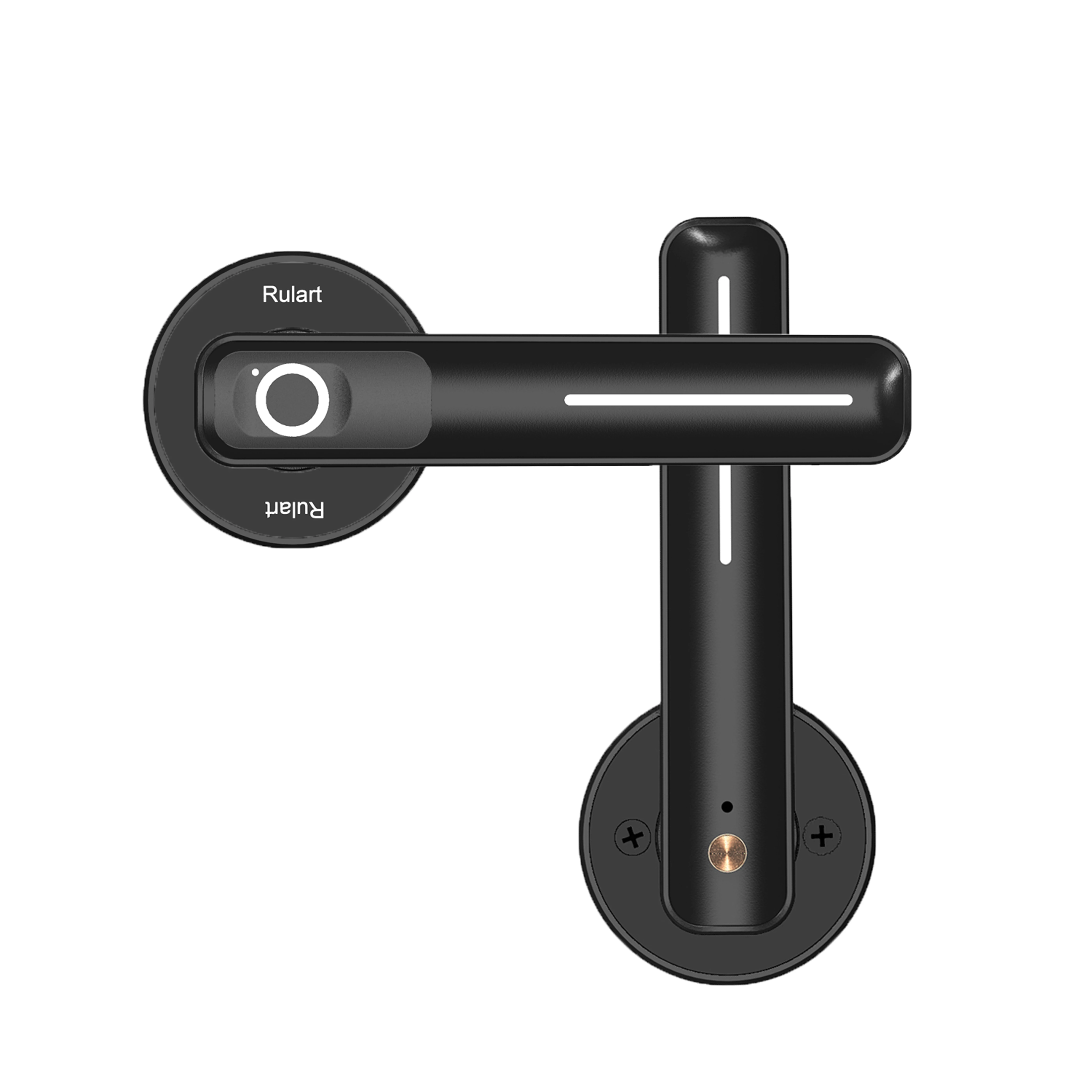 
manufacturer home wooden hotel security eletronica small handle fingerprint door lock 