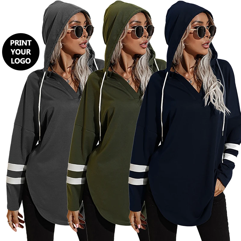 Custom Streetwear Manufacturer Fashionable Corded Sweatshirt Workout Hoodie Women