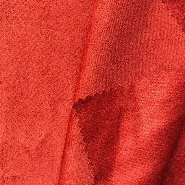 China High Quality Double Side Brushed Suede Fabric For Garments