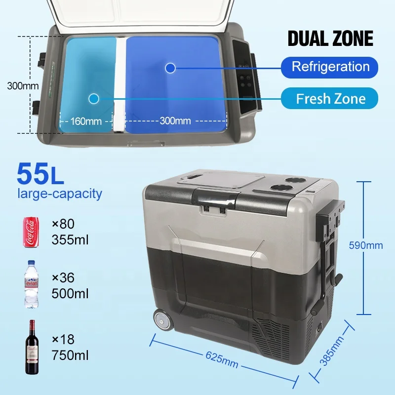 ice making  coke camper dc 12v fridges