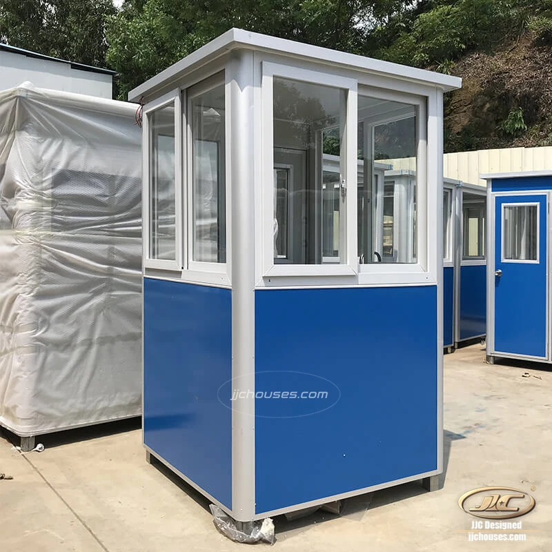 Prefabricated Fast Installation Steel Portable Ready Made Second Hand Parking Booth Steel Structures Toilet Sentry Box Aluminium