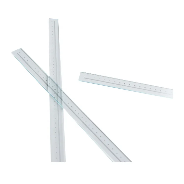 Good Quality Reasonable Price Working Standard Optical Glass Ruler For Universal Length Measuring