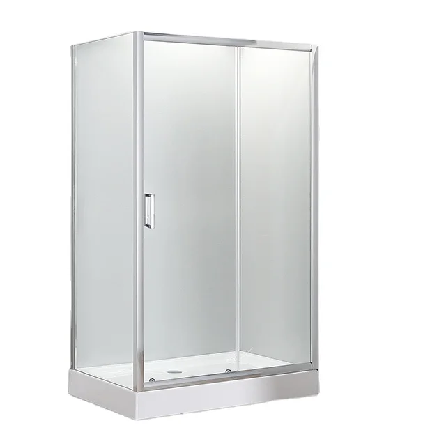 bathroom shower enclosure with side panel