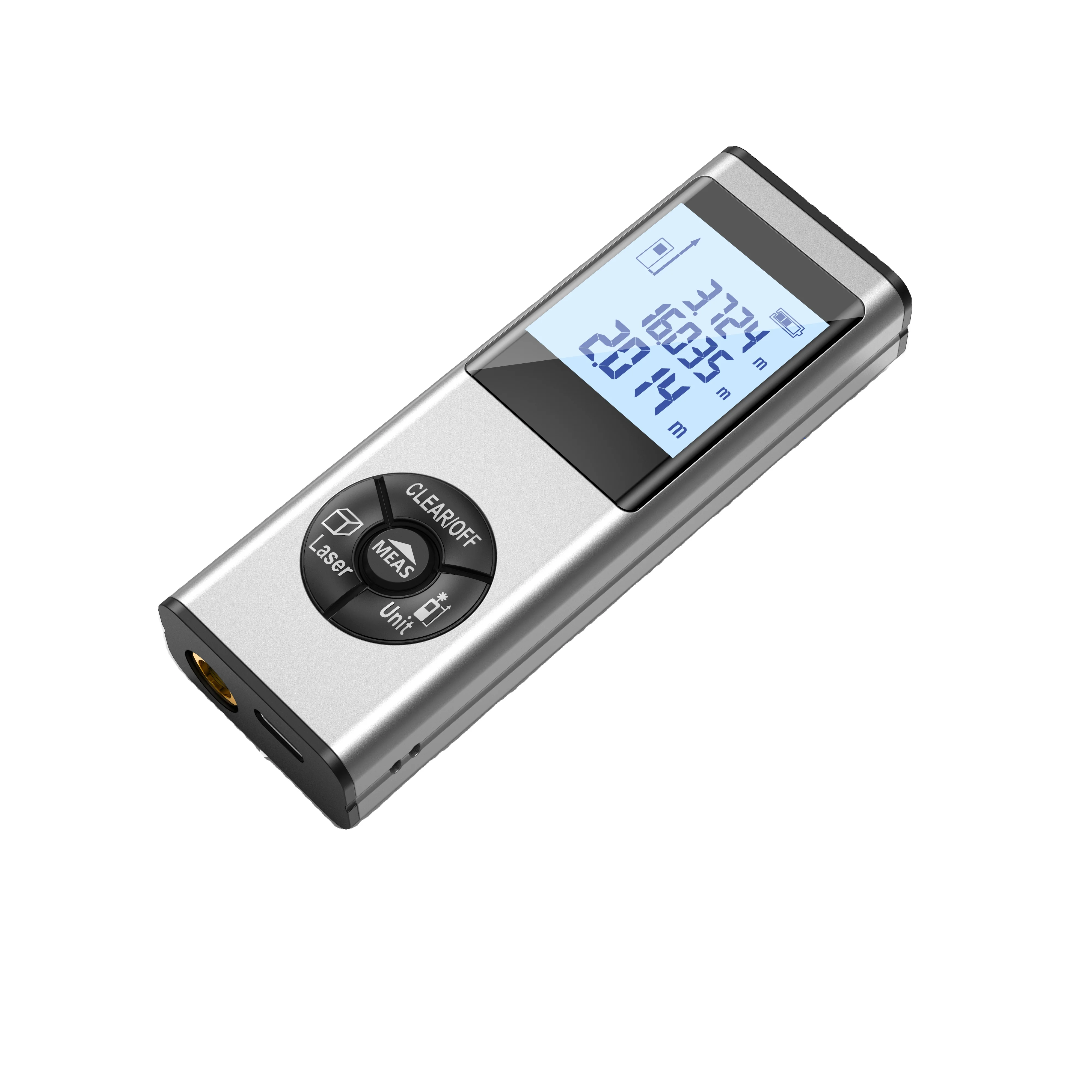 Портативный домашний лазерный измерительный инструмент с режимом Пифагора, расстояние, площадь и объем