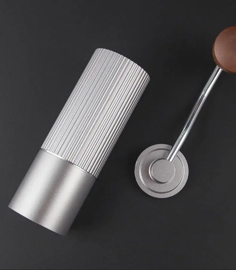 Portable camping adjustable hand coffee bean grinder manual coffee grinder stainless steel