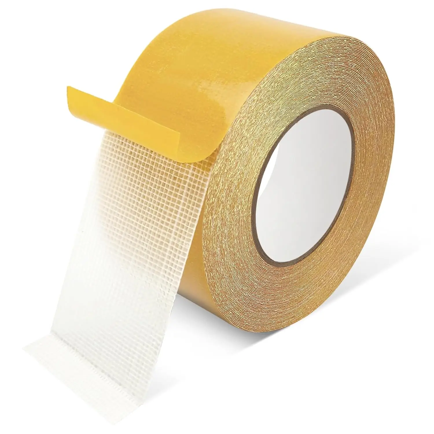 Free sample  Double Sided Mesh Tape Heavy Duty Super Sticky Carpet Tape High Tack Mounting Tape for Cloths Leather
