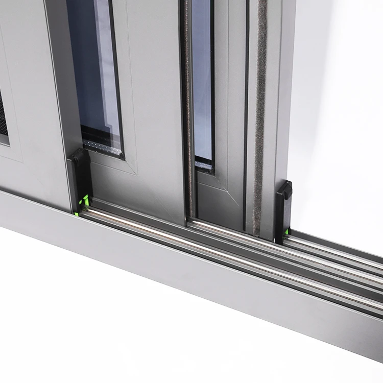 Xuanmei modern grey latest design aluminium double glazing window for house