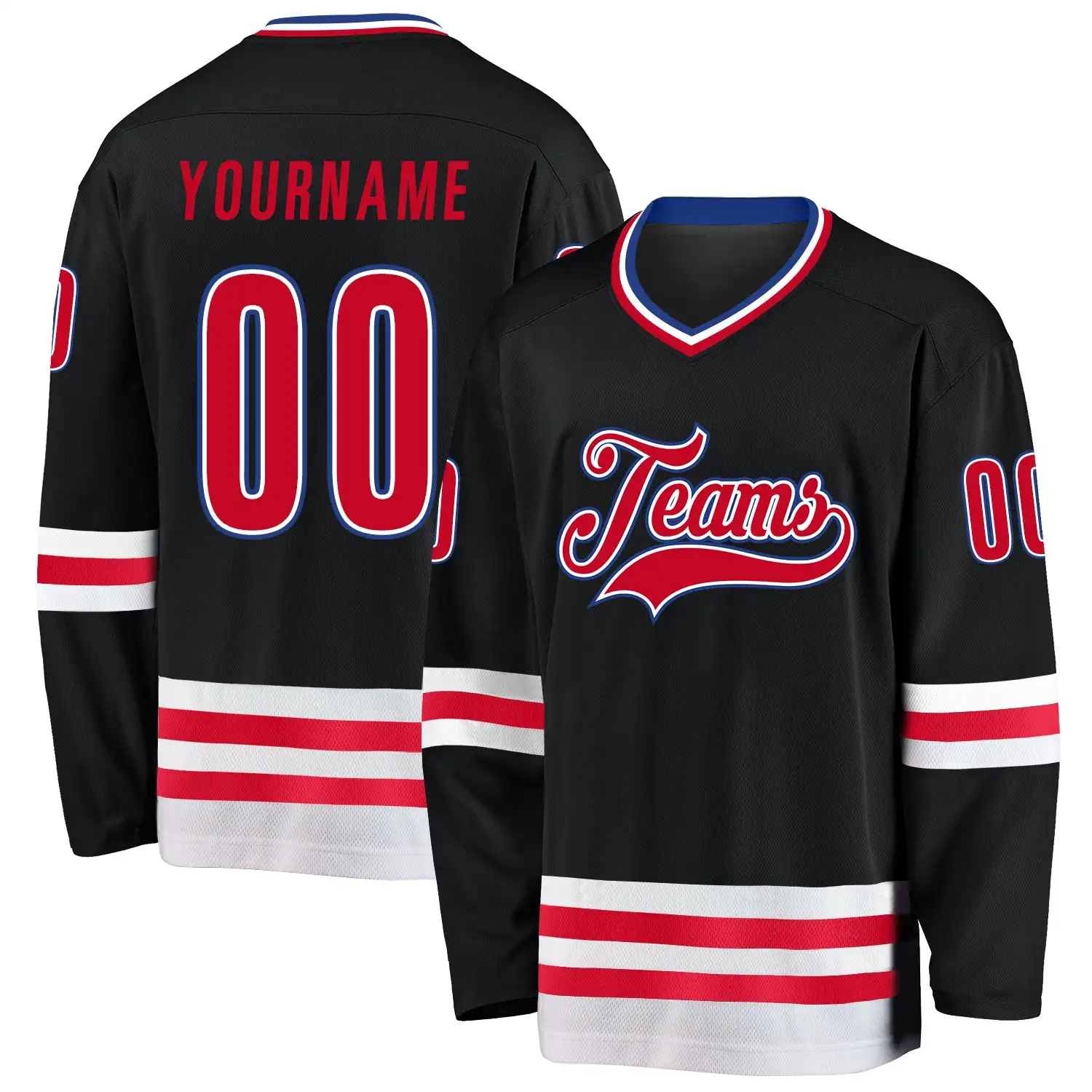 2023 hockey jerseys made in china Custom name logo with multiple selection styles hockey jersey