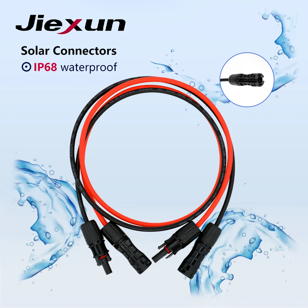 Solar dc cables for solar panel 4-6mm2 PV dc connector   6mm dc cable solar cable 4mm2