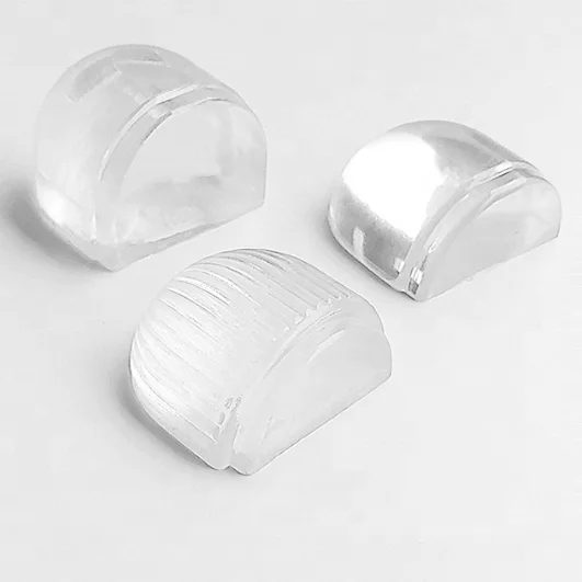 Transparent Nail-free Door Stops Self-adhesive Floor Mounted Door Stopper Wall Buffer Protecting Furniture