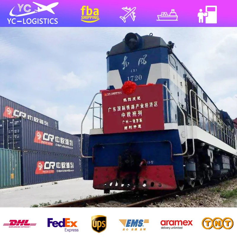 Train Shipping Railway Ddp Shipping Agent From China to UK DE FR IT Europe