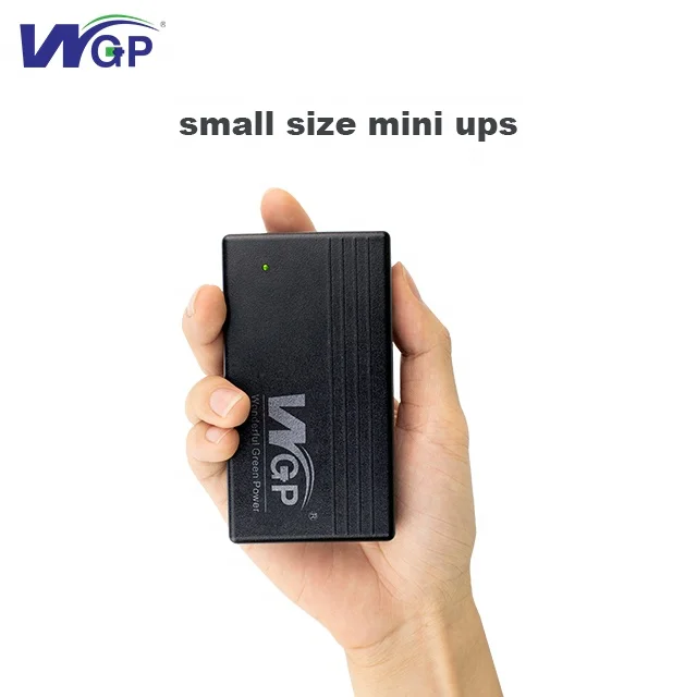  WGP mini ups 12 вольт перезаряжаемая батарея резервный источник питания постоянного тока для модемного маршрутизатора