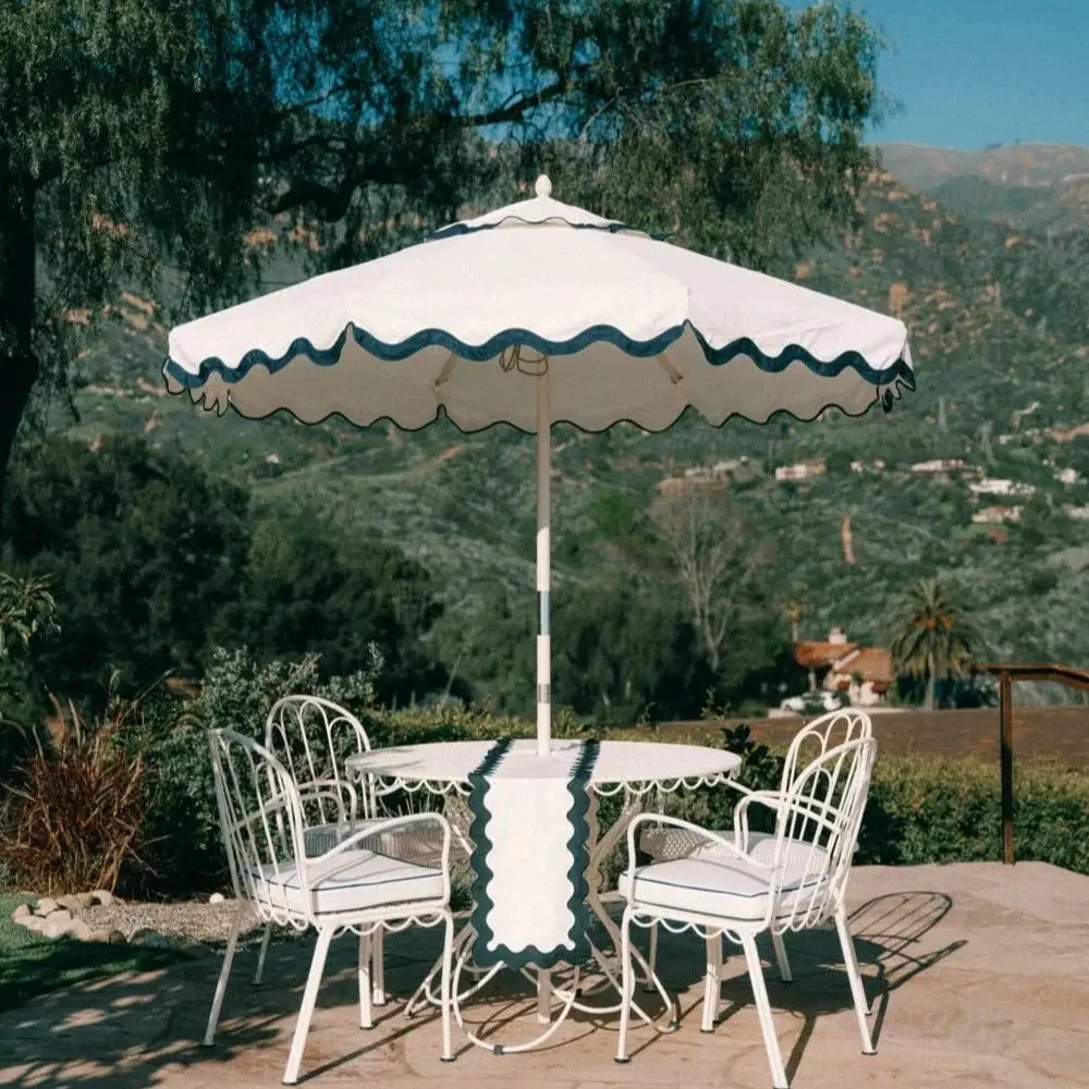 Give $500 Cash Coupon hanging parasol customized print no seam umbrella suit garden patio set with umbrella