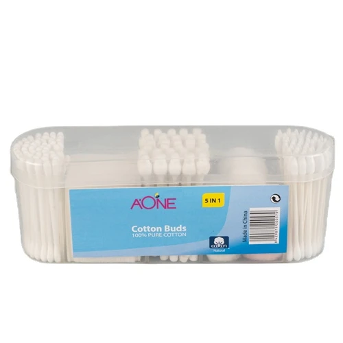5 in 1 Medical cotton swab swab set with double-ended cotton