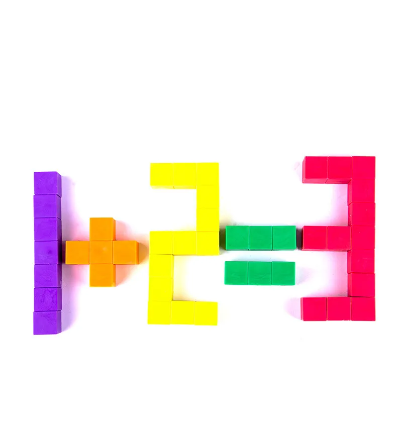 Custom high quality Soft Colorful Eva Foam Cubes For Kids Educational Toys