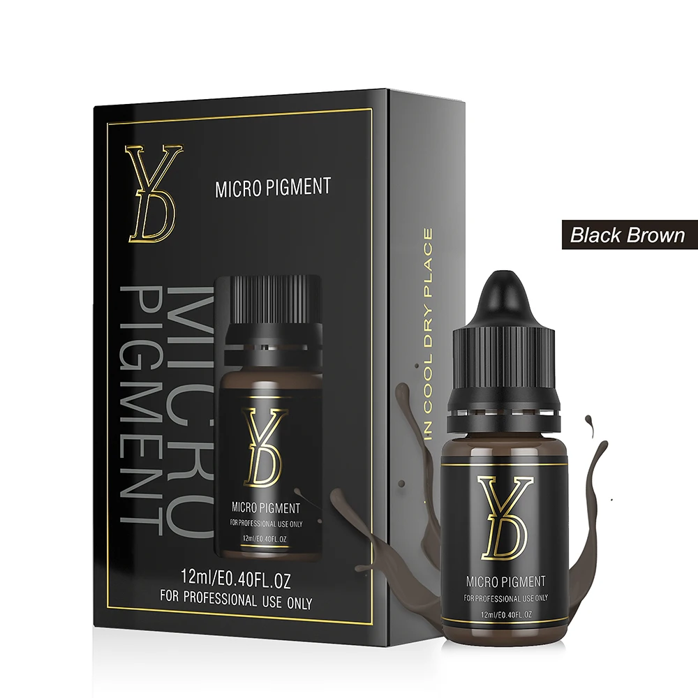 OEM Tattoo Ink Manufacturer Organic Permanent Makeup Eyebrow Pigment Liquid Pigments for