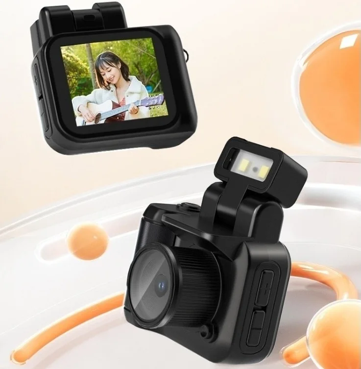 Y4000 Mini Camera1080P HD Camcorder Portables Retro Travel Vlog Student Compact Camcorder Rechargeable Long Lasting
