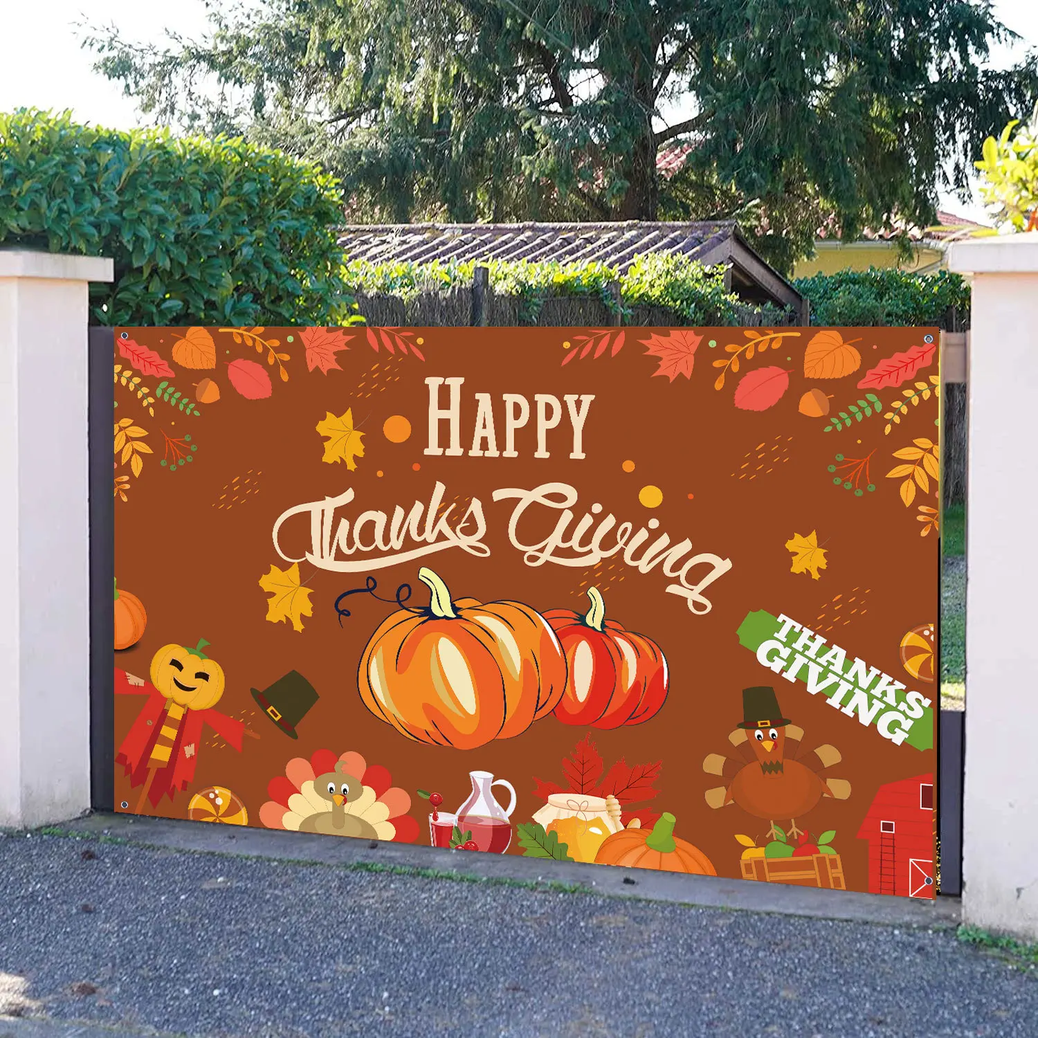 Factory Wholesale Customized PVC Vinyl Hanging Banner With Magnetic Scroller for Home Wall Decoration