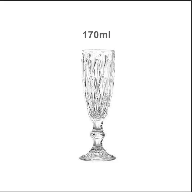 High Quality Diamond Pattern Goblet Red Wine Glass Champagne Goblet Glassware for Wedding Bar Party