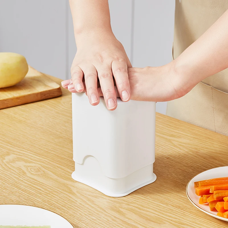 Kitchen Manual Potato Chipper French Fries Cutter One Step Natural French Fries Cutter