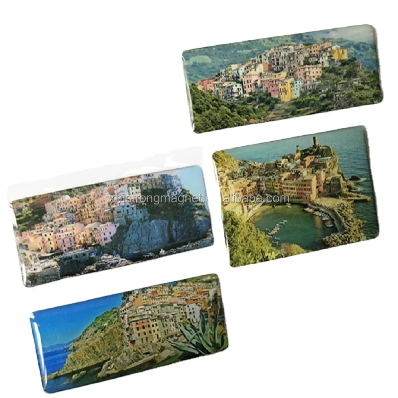 high quality singapore tin metal magetic refrigerator gift tourist souvenir tinplate fridge magnets