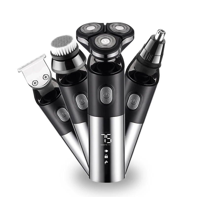 4 In 1 Multifunction Waterproof Electric Shaver Usb Rechargeable Electric