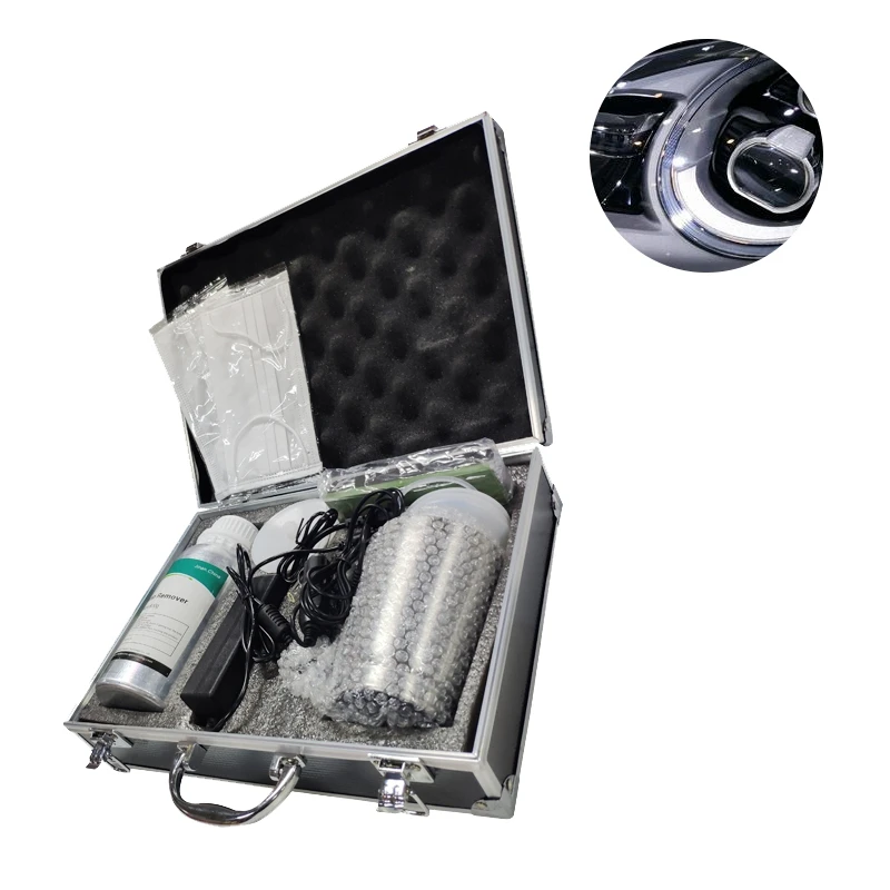 Allplace Steam Headlight Polishing Set Car Light Headlight Restoration Kit UV