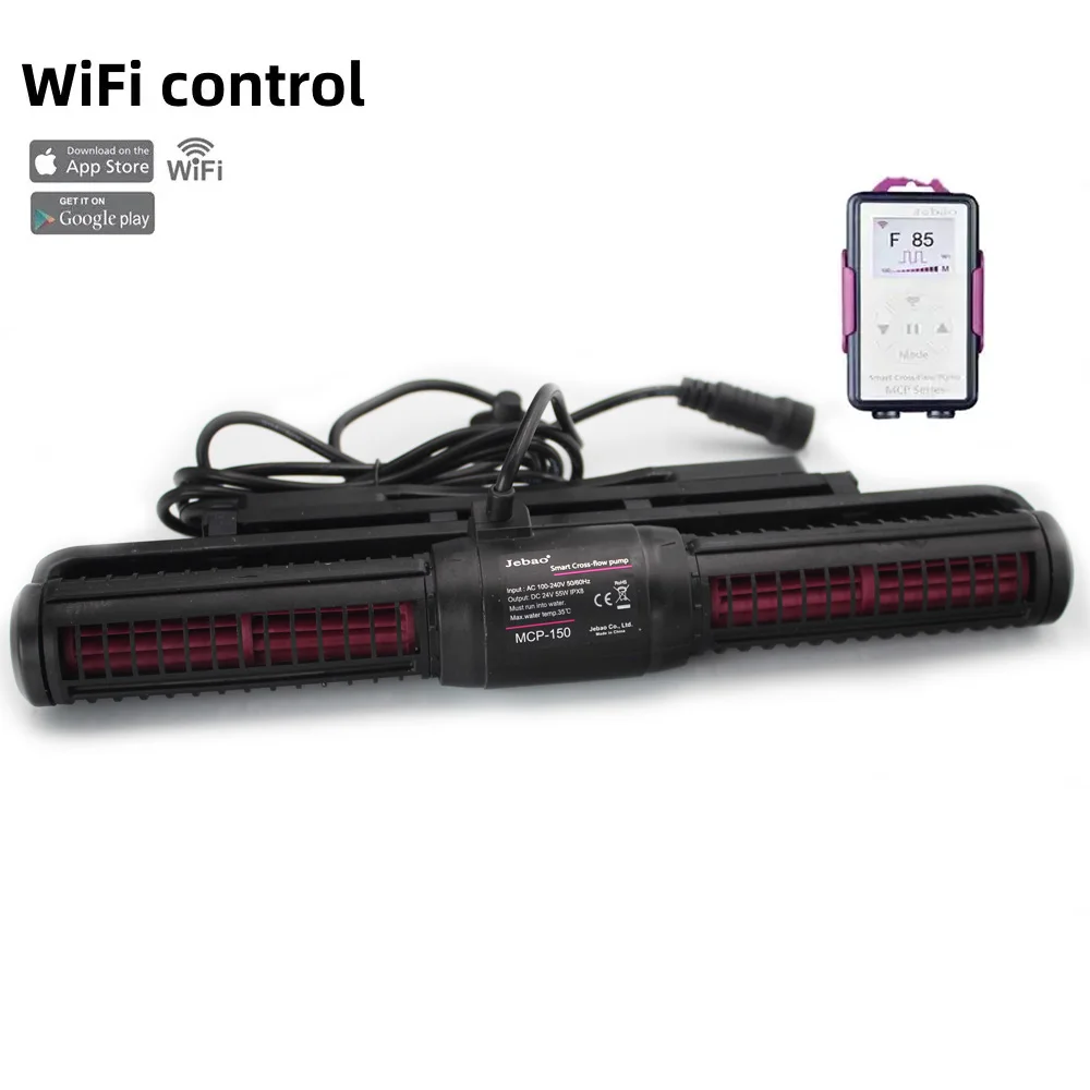 Jebao MCP серии аквариумный аквариум, Wi-Fi, умный циркуляционный насос с поперечным потоком, с ЖК-дисплеем, контроллером