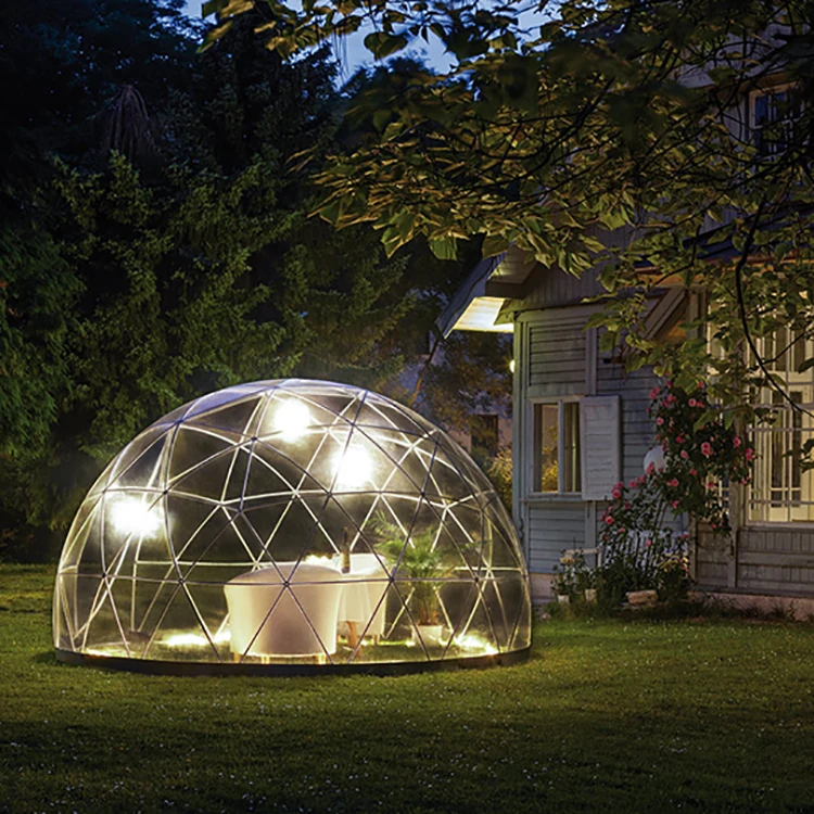Modern Fashion Geodesic Dome tents for ceremony  2021 hot sales Popular transparent outdoor waterproof geodesic dome tent