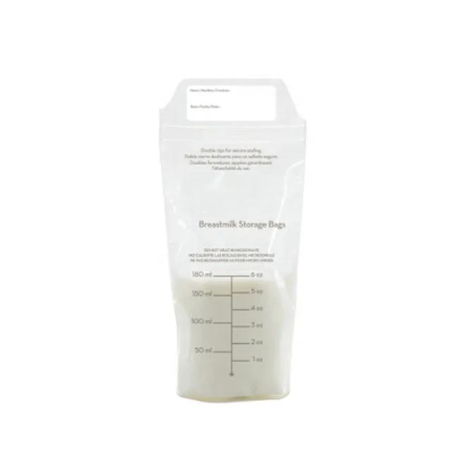 
Custom printing oem bpa free stand up fresh breast milk freezer breastmilk storage bag 