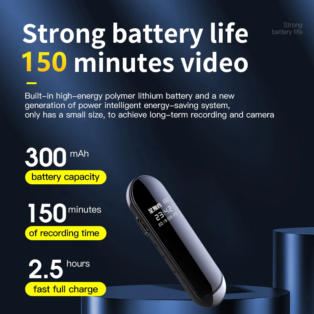 V8 Outdoor Reporter Action Security Camera Portable Digital Surveillance Camera HD Video Recorder Pen Wireless Mini Camera