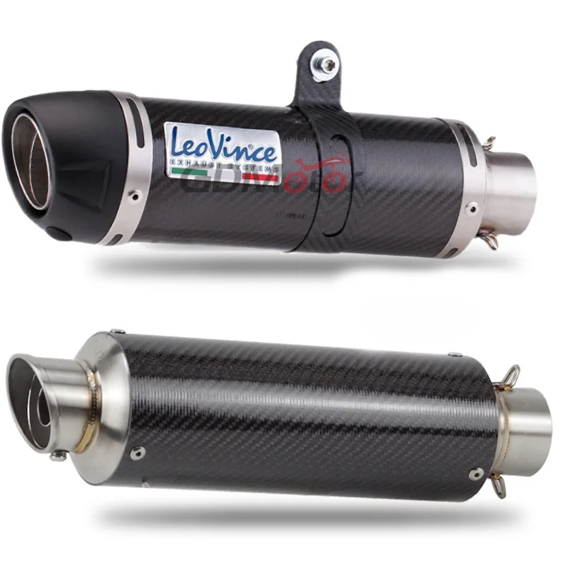 Глушитель для мотоцикла, впускной глушитель из углеродного волокна, 38-51 мм, для Nmax PCX