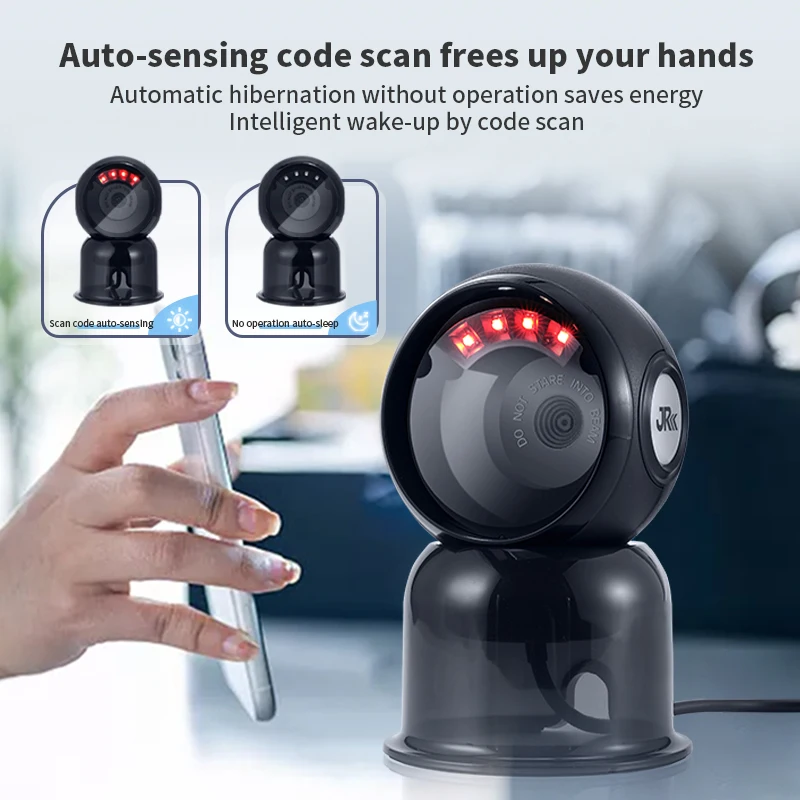 2024 Новый Высокоскоростной сканер штрих-кодов qrcode jr t62 для планшета android настольный