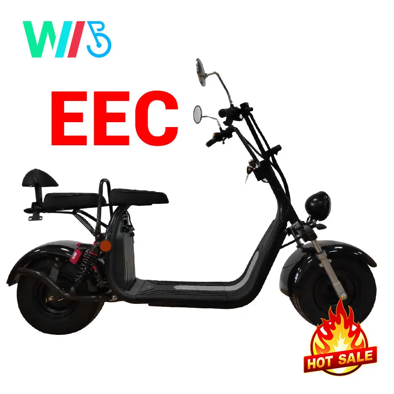 2023 High End Citycoco 2000w EEC Electric Motorcycle Scooter