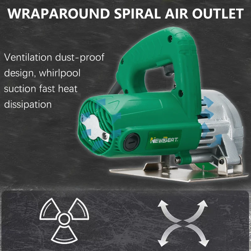 NewBeat 1300W CM4SB Concrete Cutting Tile Stone Cutting Power Tools Electric Marble Cutter Machine