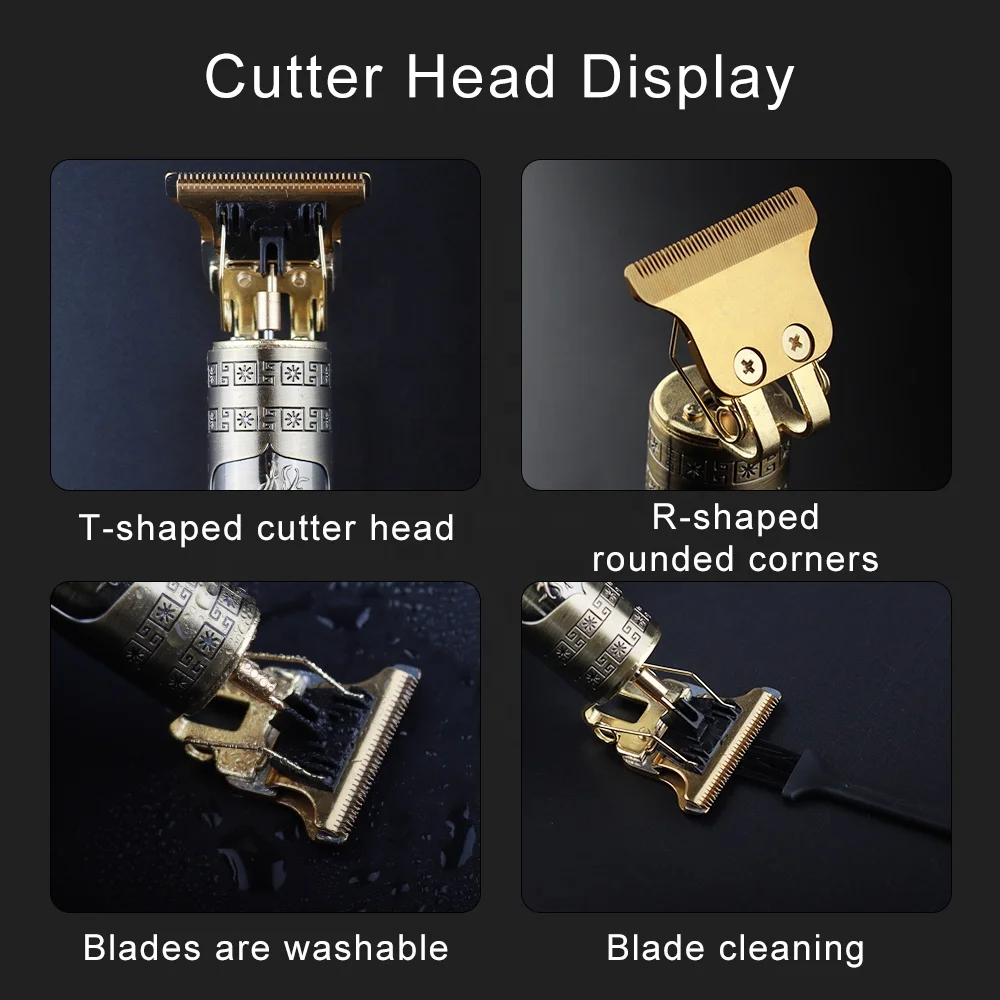 Piemens Hair clipper Electric Hair Cutting Machine For Men Beard Shaver Lighter Professional Hair Barber Beard trimmer