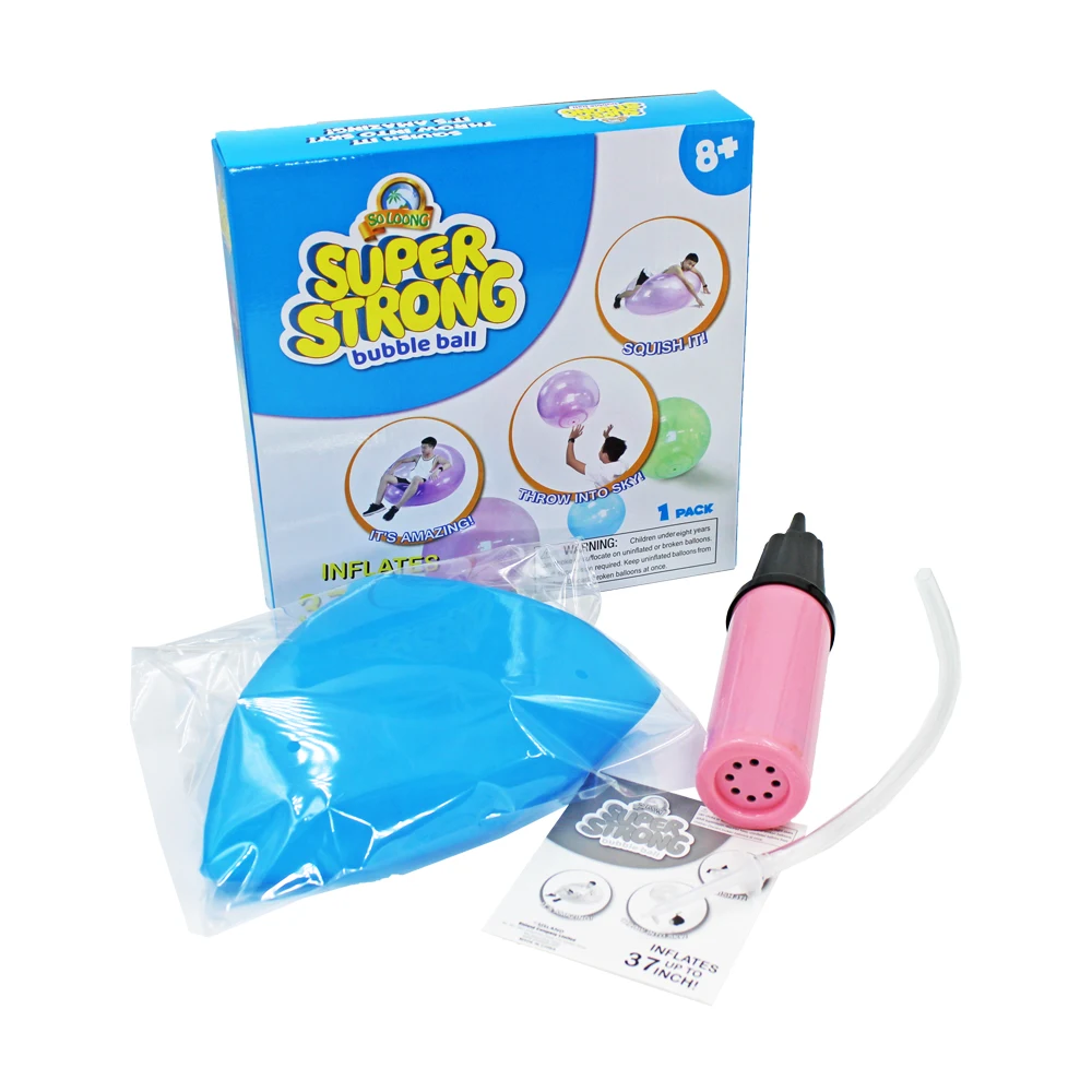 
Sisland Custom Package TPR 4 Color Big Bubble Beach Ball 