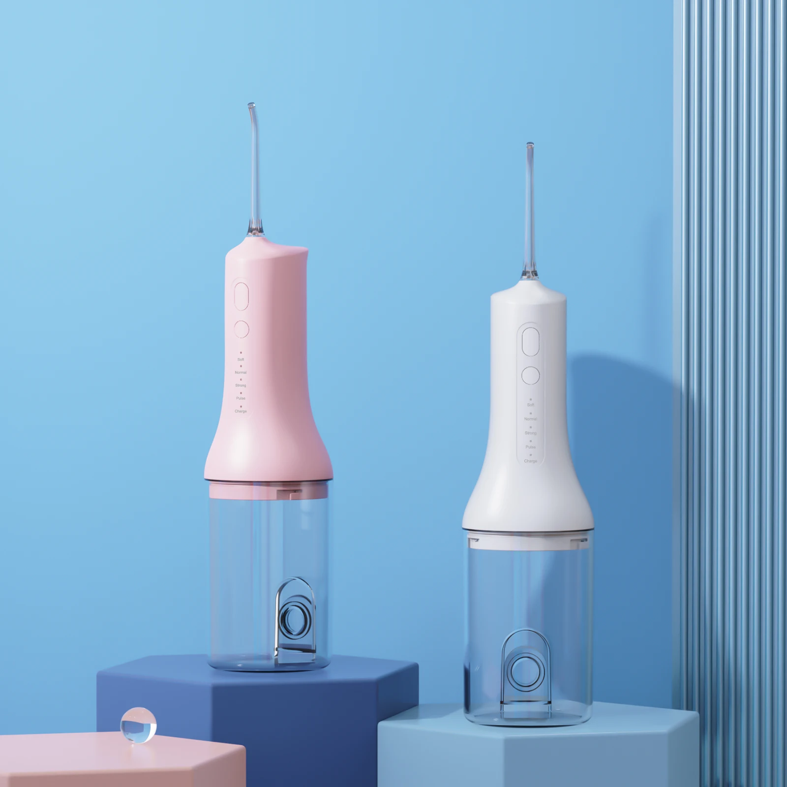 Professional Compact Electric Oral Dental Cordless Irrigator IPX7 Waterproof USB Rechargeable Teeth Cleaning Water Flosser