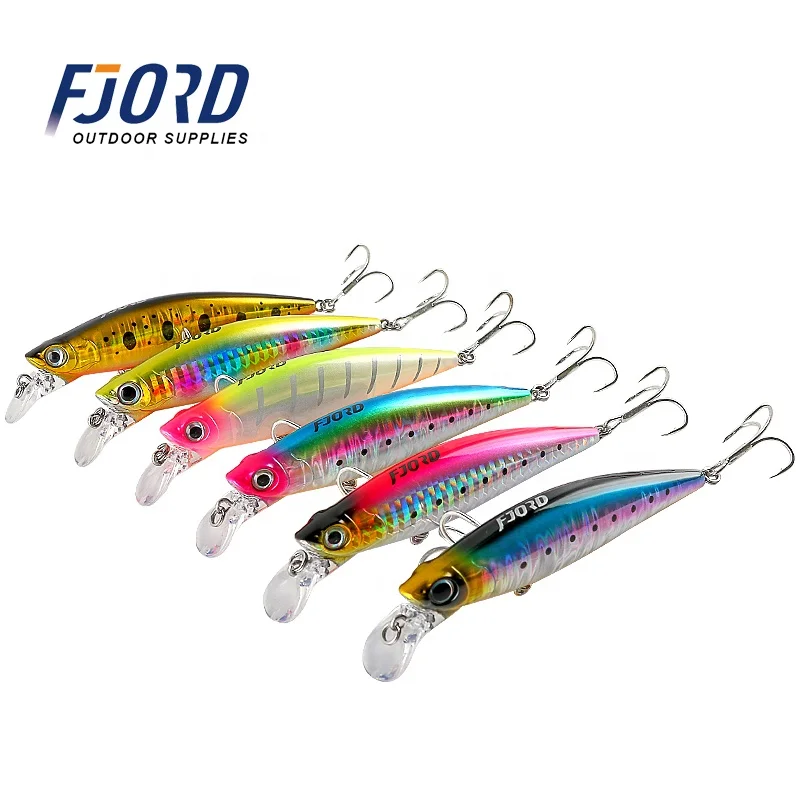 FJORD Wholesale 90mm 31g  Minnow Lures High Quality Fishing Lures Minnow Hard Bait Sinking Minnow
