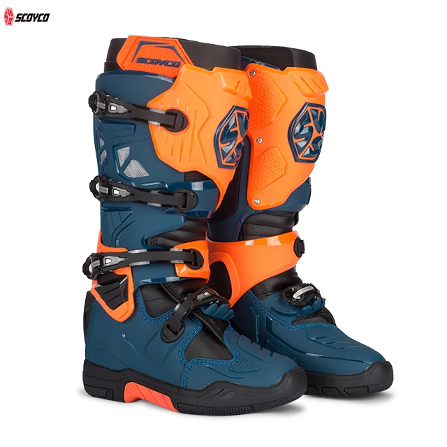 Customized Motocross Boots Leather Dirtbike MX Boots Custom Sportswear Motorcycle Gear