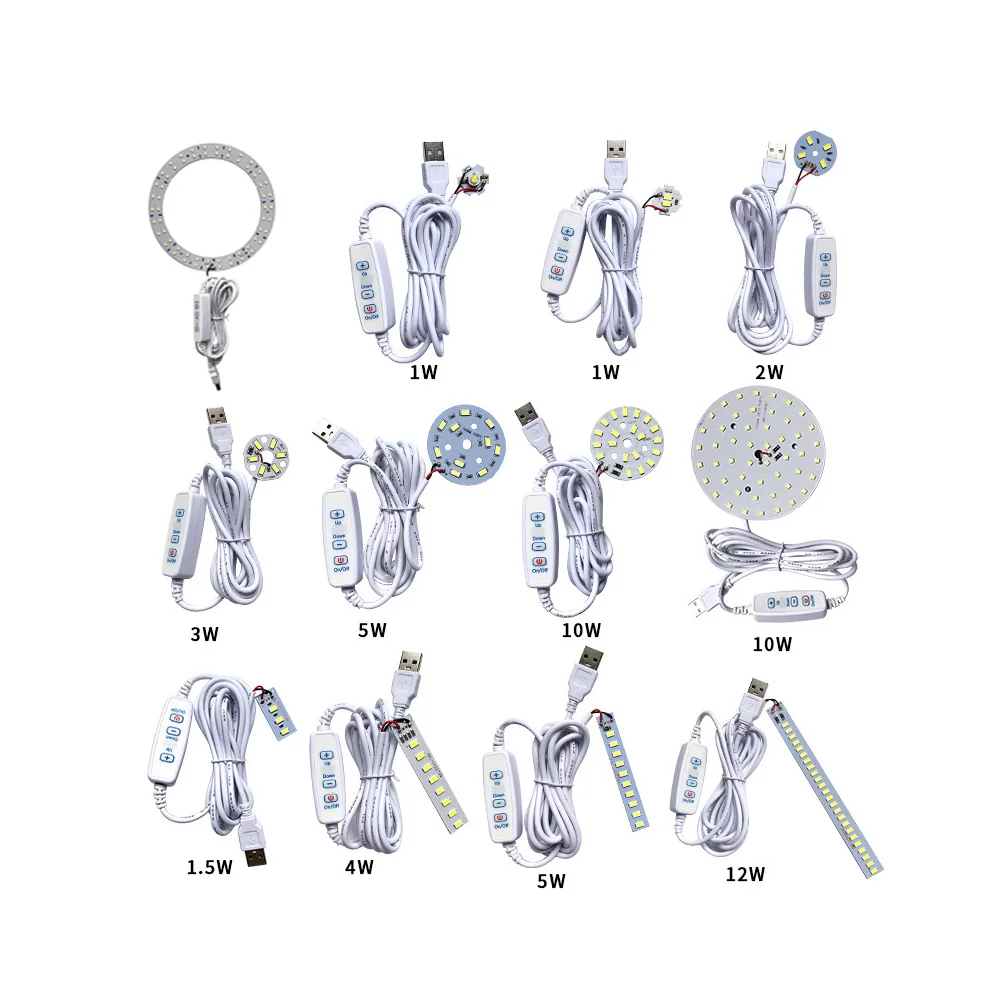 Customized dimmable Round LED PCBA Board with Switch for Decoration Lamp Ceiling Panel Light Selfie Ring Lampe