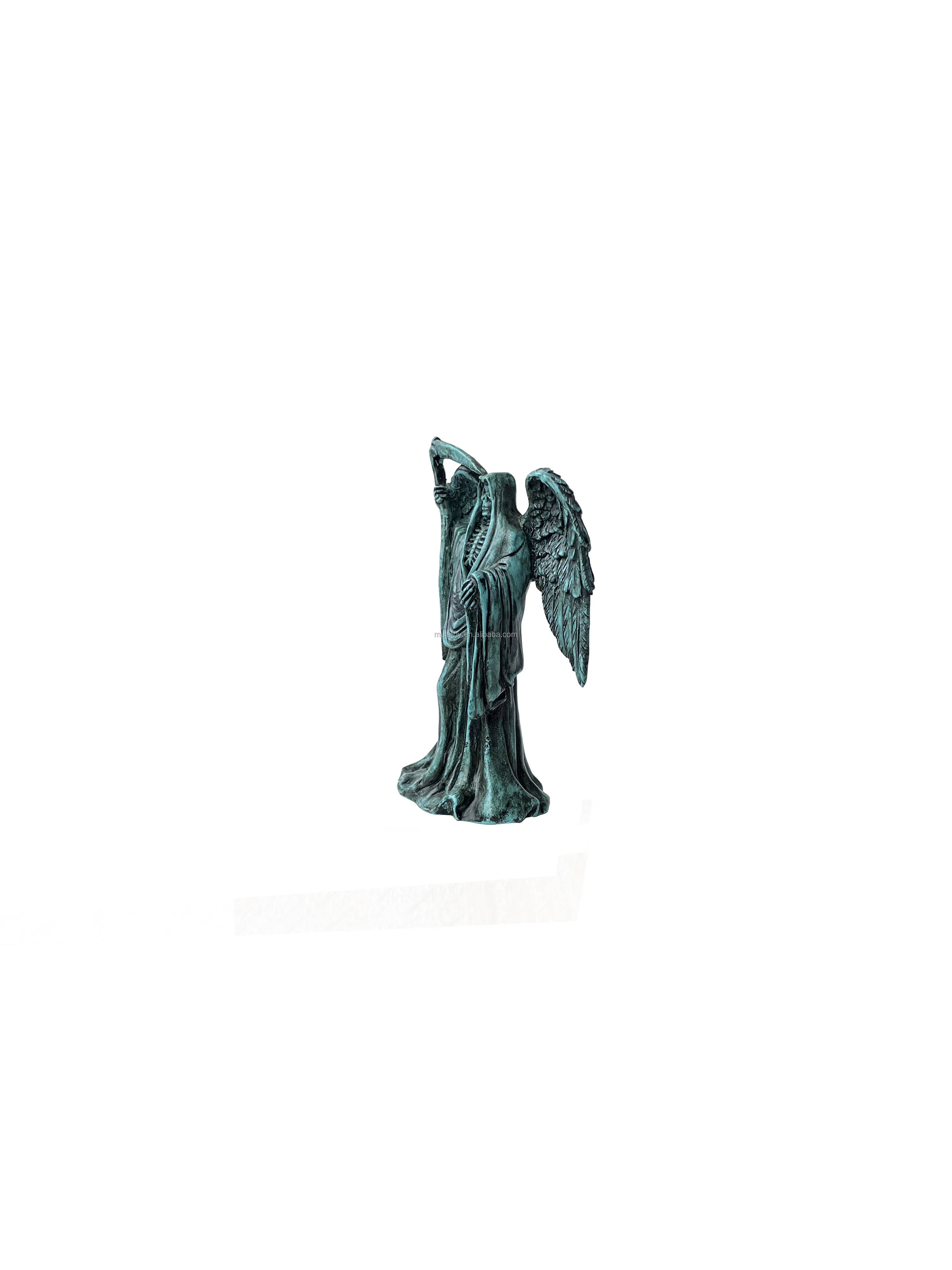 Mini Tomb Reaper Statue Sculpture Resin Reaper Figurine for Collection