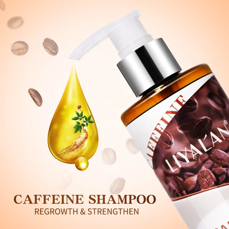 Private Label Oil Control Anit Hair Loss Vegan Hair Growth Caffeine Hair Shampoo