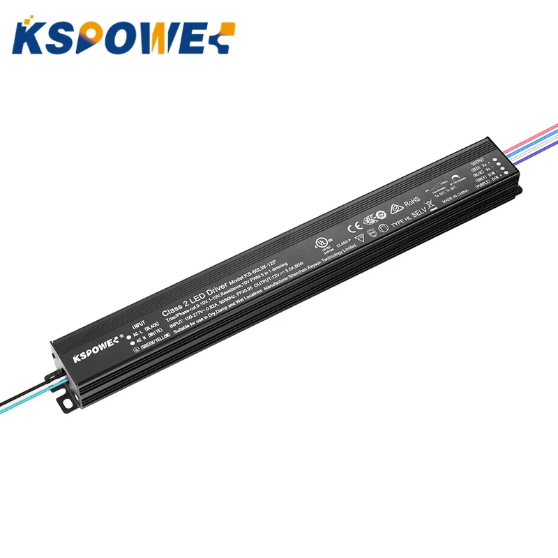 IP65 CE UL Certificate Input Voltage 100V-240V PFC High Waterproof LED Power Supply 12V 24V 36V 48V triac dimming LED Driver