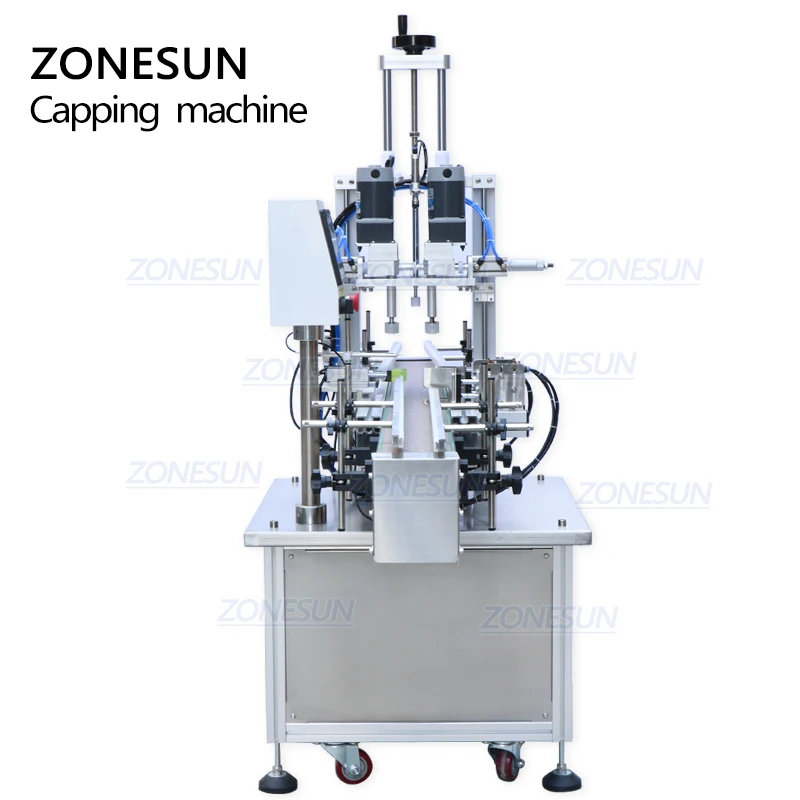 ZONESUN ZS-XG16 Электрический автоматический ПЭТ бутылки воды укупорочные машины для стеклянных бутылок