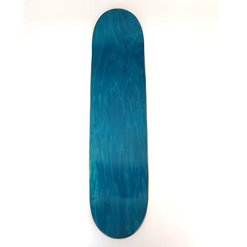 Ready to Ship In Stock Fast Dispatch Stock in warehouse 8inch skate board 7 ply 100% Canadian maple blue skateboard