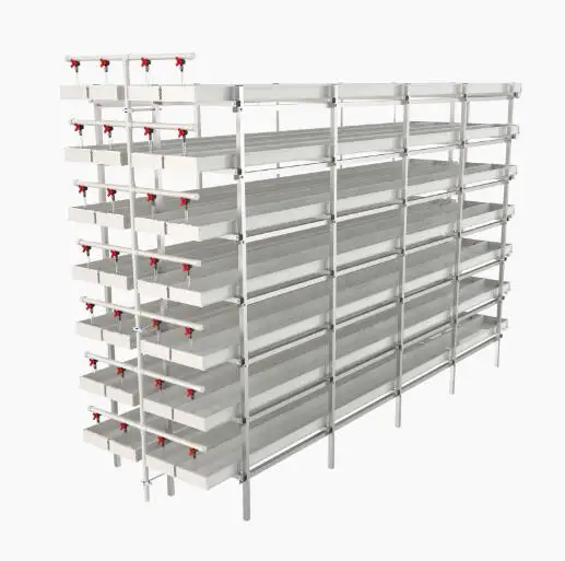 NFT PVC Hydroponics Barley Sprout System for Cow Horse Sheep