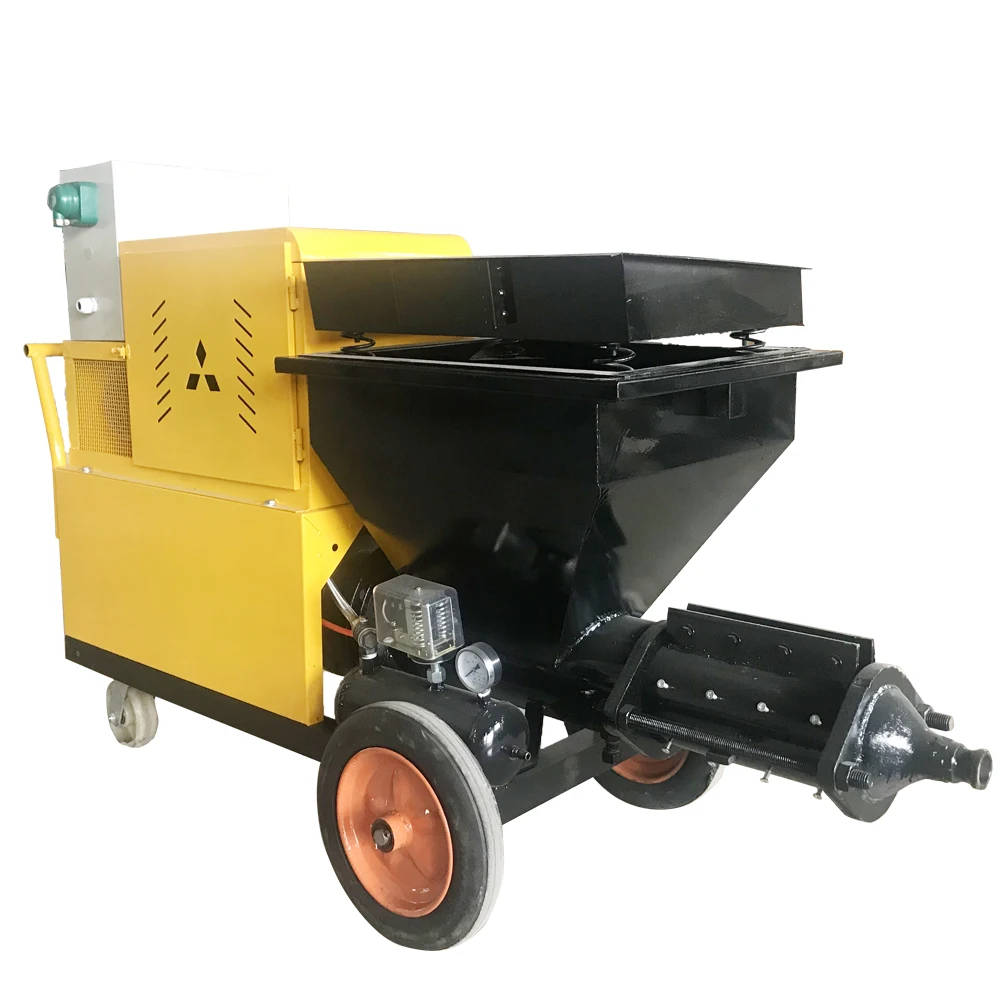 Waterproof And Fireproof Paint Pouring Machine Strong Power Spray Uniform Putty Gypsum Automatic Spraying Machine