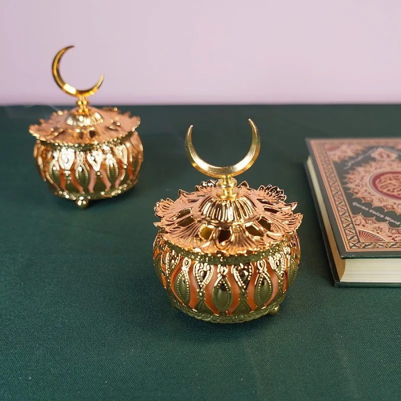 EID Mubarak Muslim Incense Burner Ramadan Decorations Aromatherapy Furnace