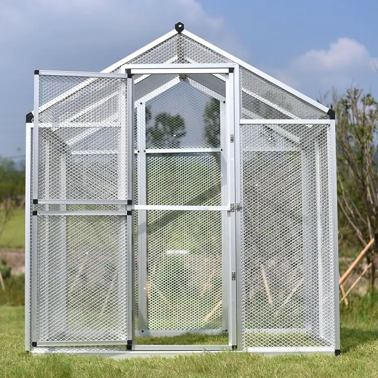 Chinese Pet Supplies Outdoor Aluminum Bird Cage Large Parrot Parrot Walking Birds